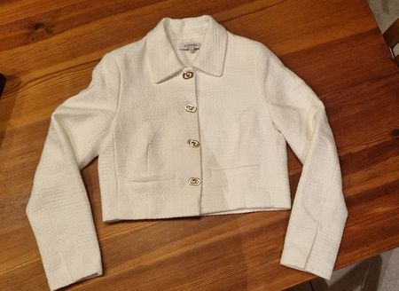 Veste courte blanche de la marque Morgan, taille 38