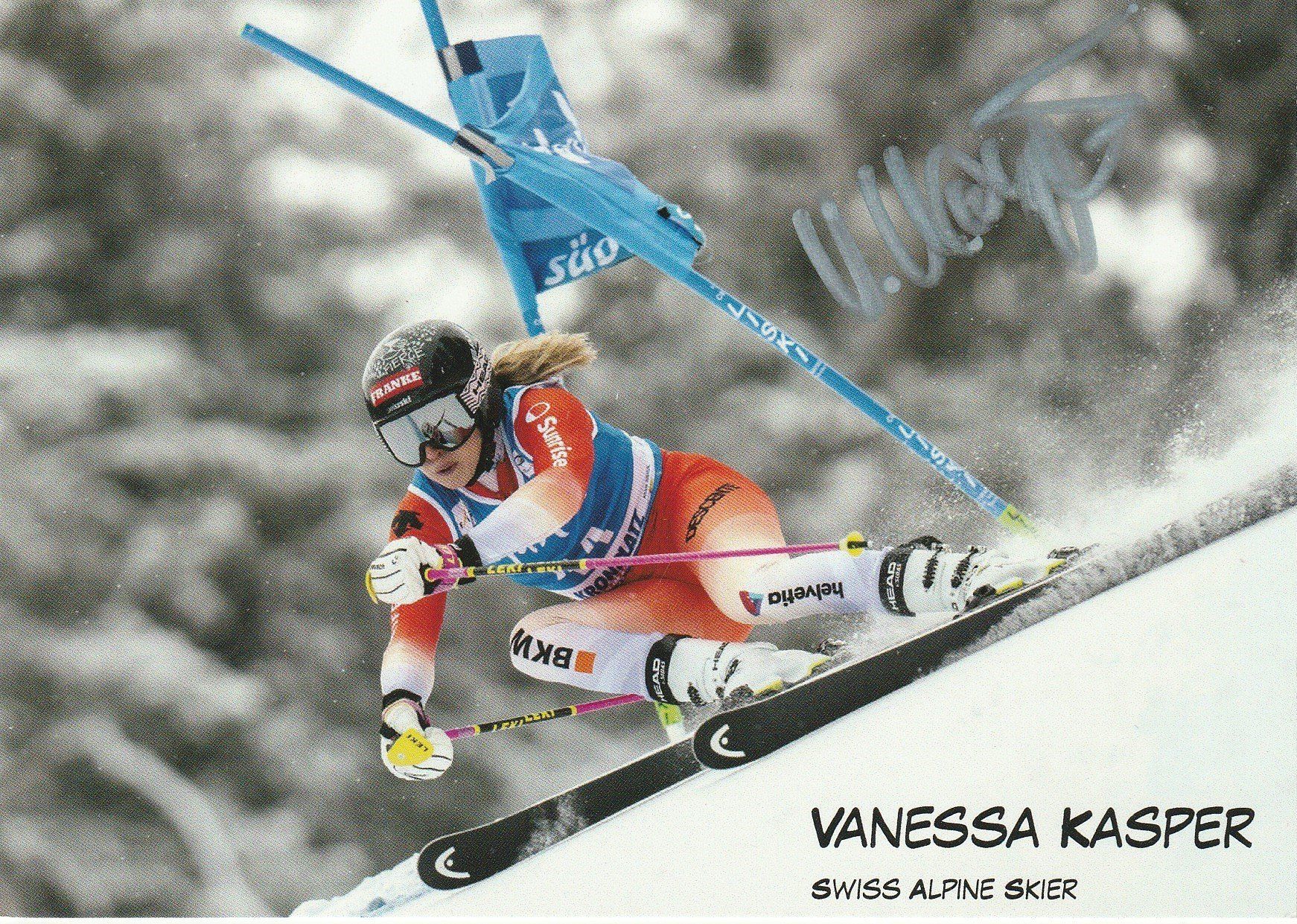 Autografi: Vanessa Kasper / Originalautogramm – Usato da Schwyz venduto da racingautographs