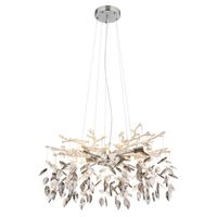 Pendelleuchte, Glaskristalle, 61 cm Ø