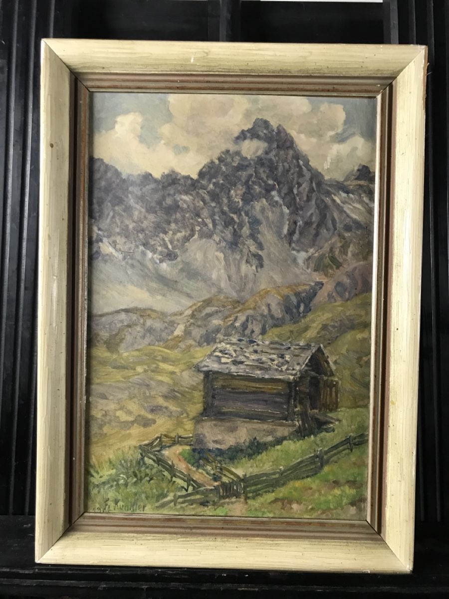 Gemälde: KUNKLER FRITZ 1888-1971 Arosa – Gebraucht aus Wolfhalden von SecondAntique 1