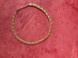 Vintage Damen Collier vergoldet