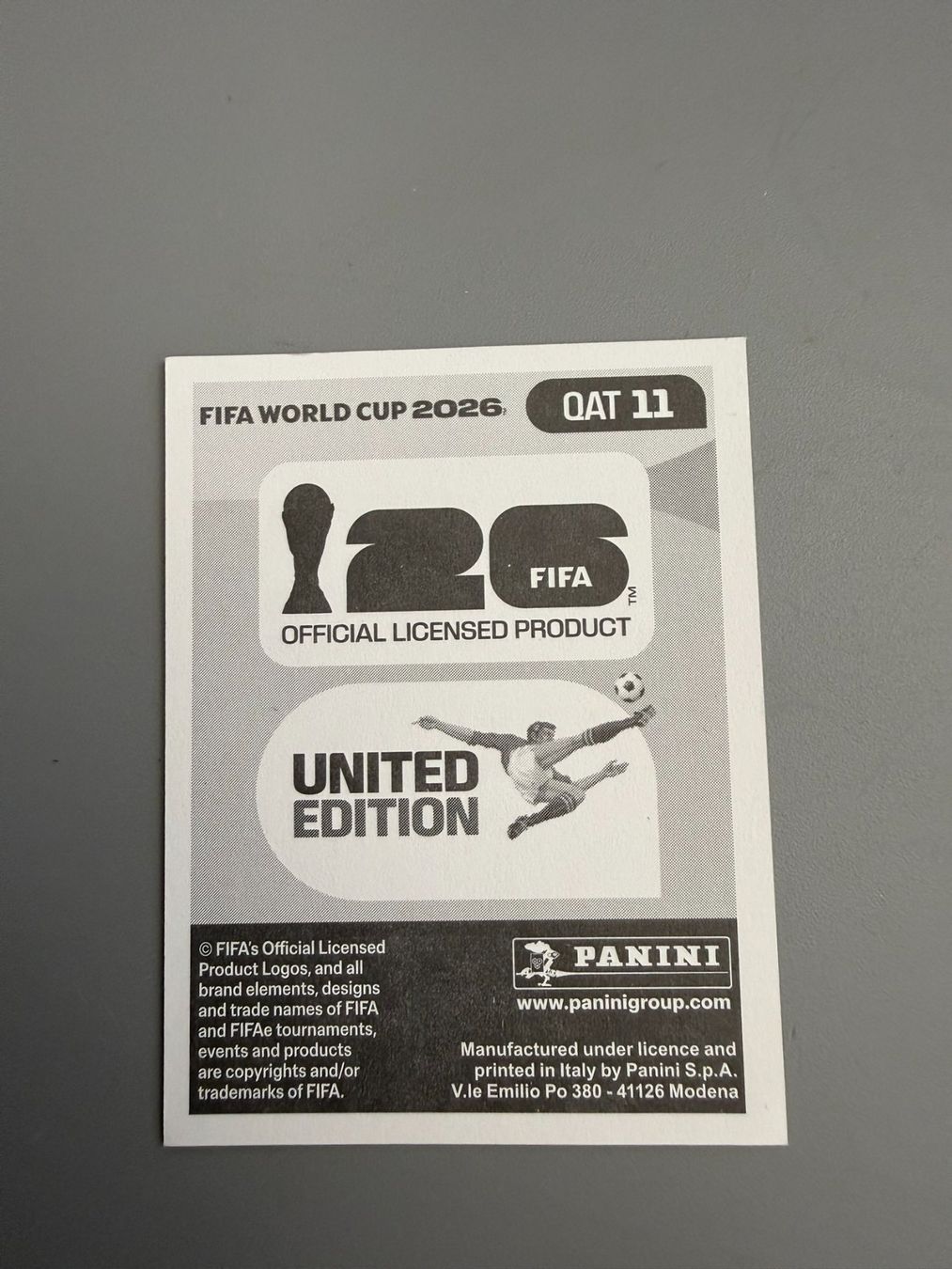 Panini Carte collezionabili: Panini Assim Madibo QAT11 – Usato da Liebefeld venduto da Ronaldo-1996 1