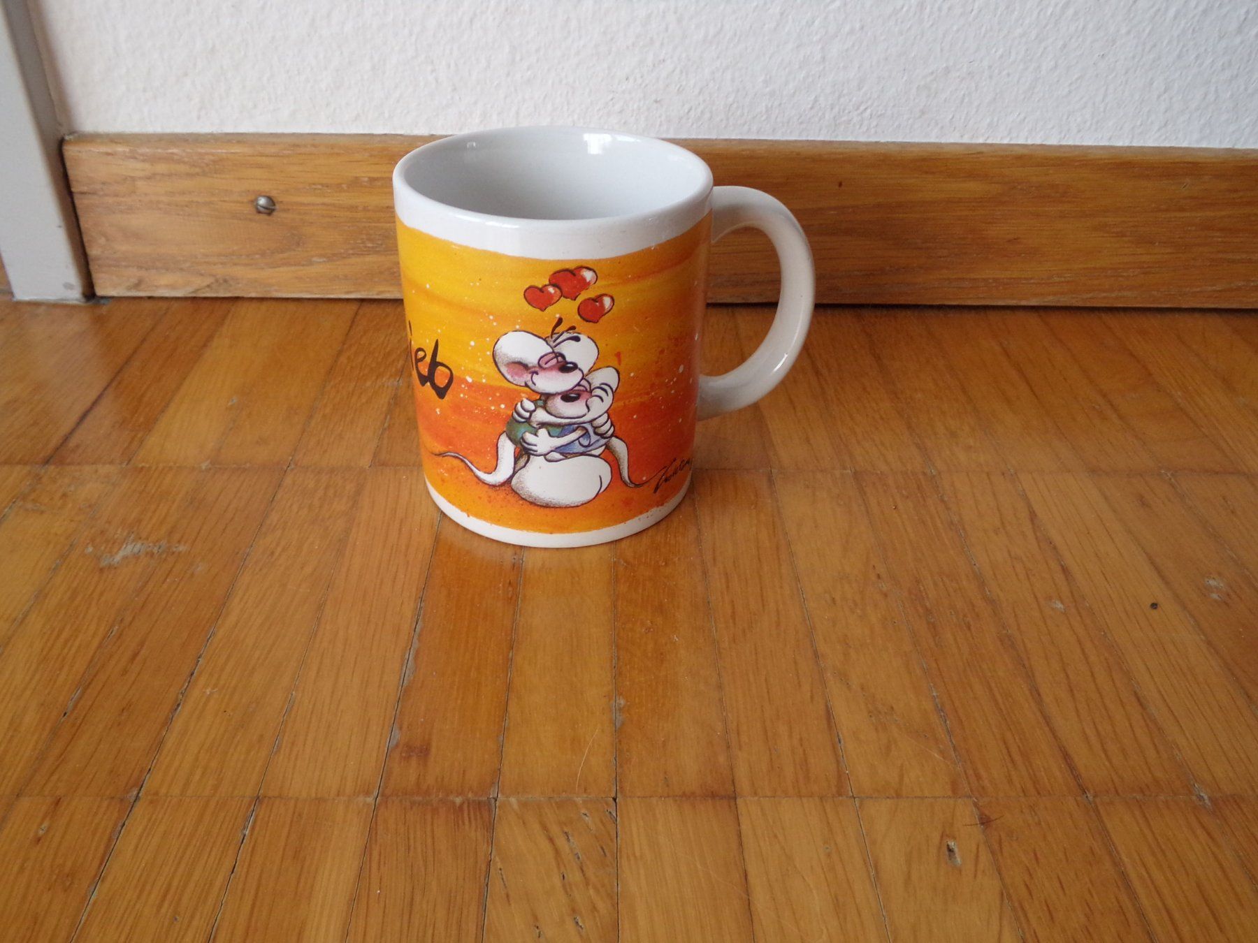 Tazze: Diddl Tasse  Hab-dich-lieb Becher – Usato da Winterthur venduto da Jessi_di