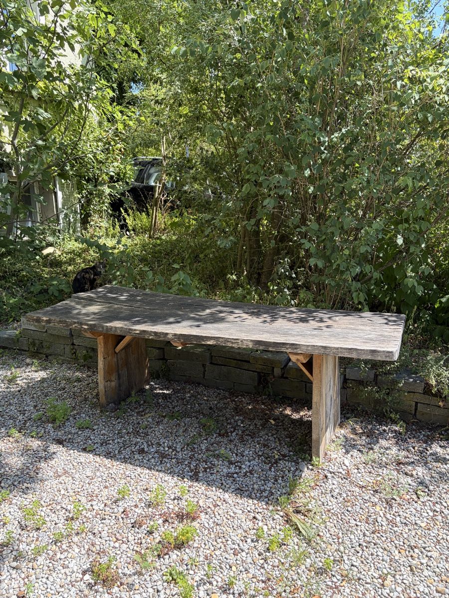 Tavoli: Massiver Holztisch, rustikal Gartentisch – Usato da Flawil venduto da fio_7gfm 1