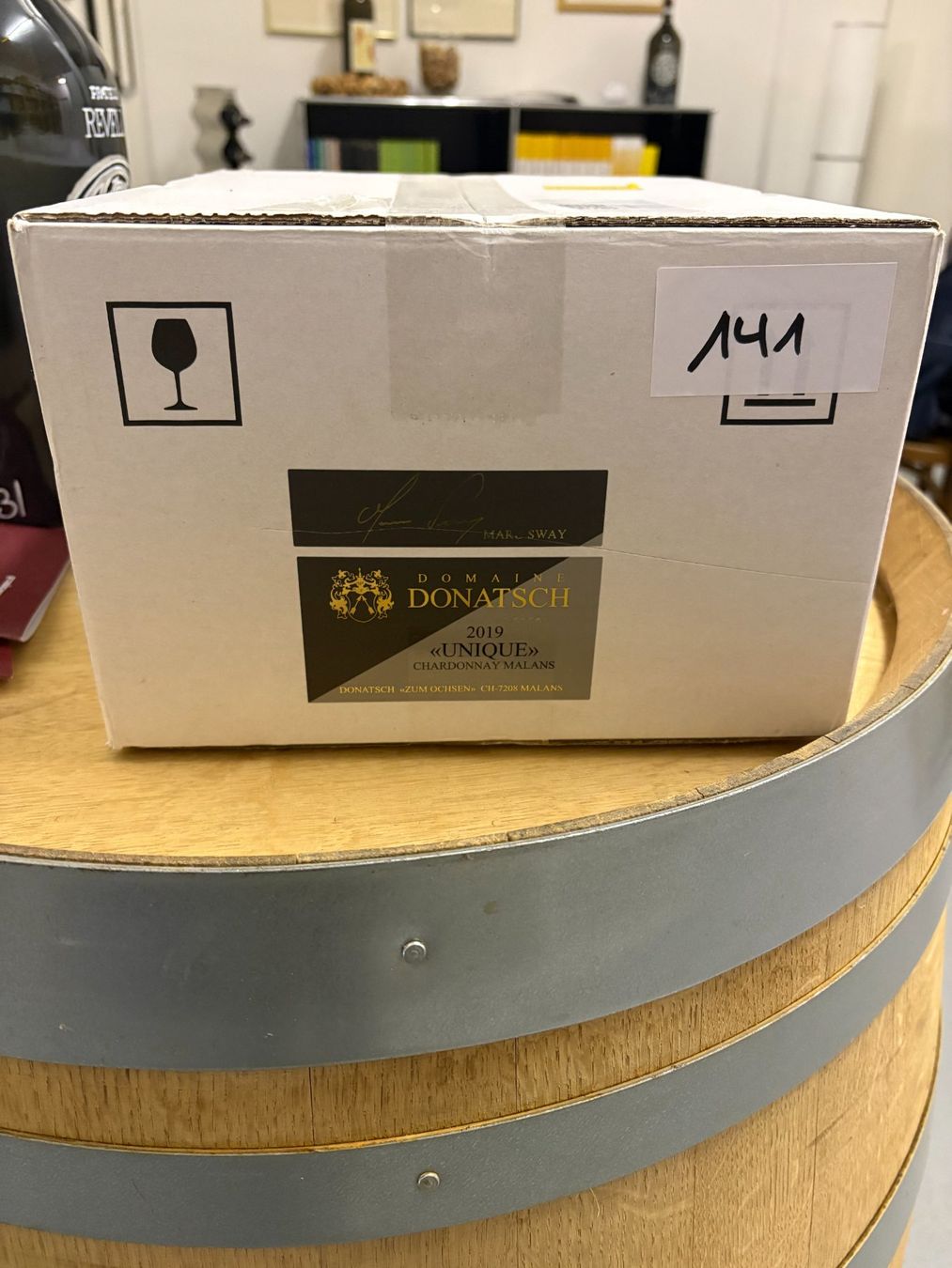 Donatsch Vino: 6 Flaschen Donatsch Chardonnay Unique 2019 – Nuovo (secondo la descrizione) da Chur venduto da Christoph2014