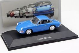 Porsche 901 1963-1964 blau       1:43 von Atlas / IXO