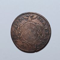 12 Kreuzer 1777 Bistum Sitten Wallis s-ss