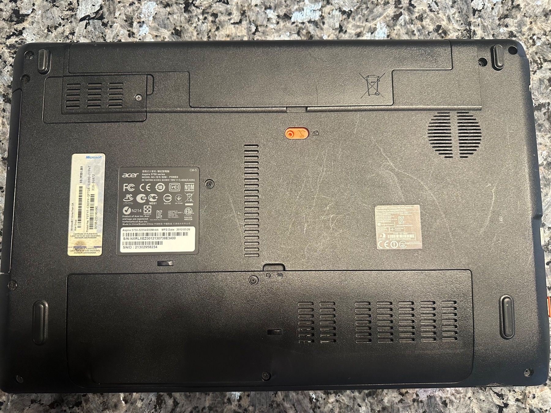 Acer PCs: Acer Computer inkl. Ladekabel – Gebraucht aus Landquart von Danes 2