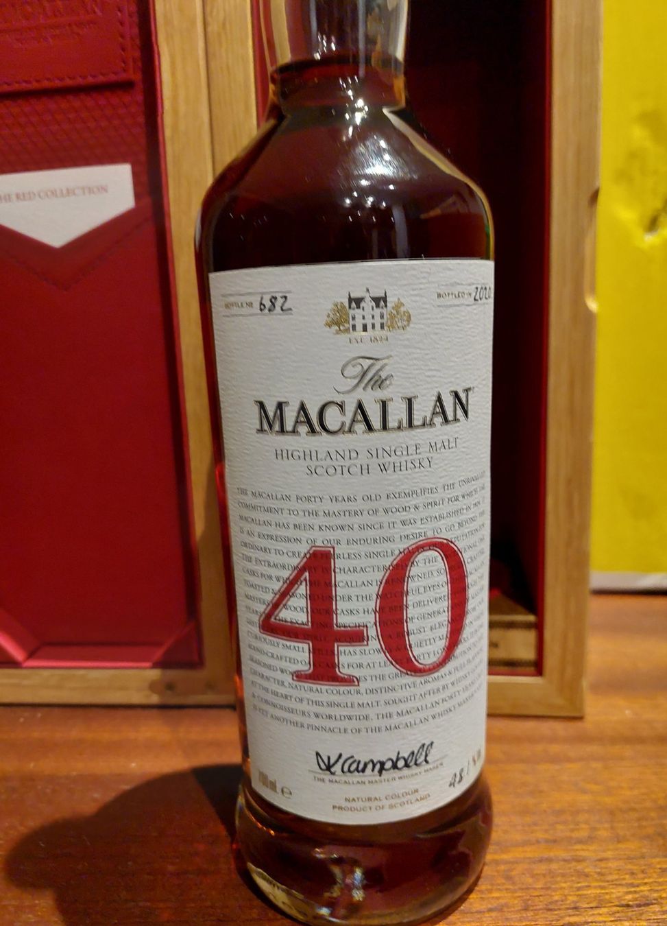 Macallan Spirituosen: Macallan 40 ans Red Collection – Neu und originalverpackt aus Le Locle von drinkshop 1