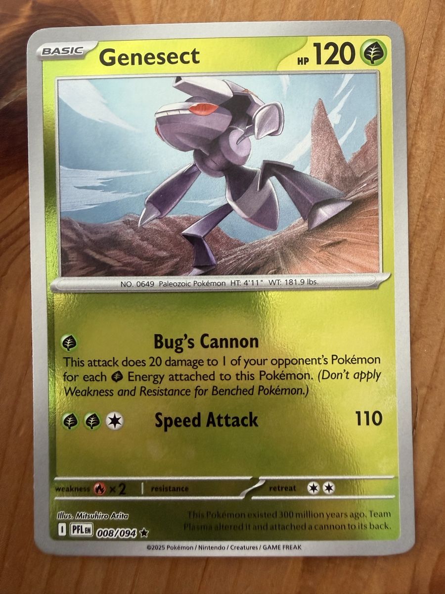 Pokémon Carte collezionabili: Genesect (PFL008) – Nuovo (secondo la descrizione) da Vevey venduto da Matx