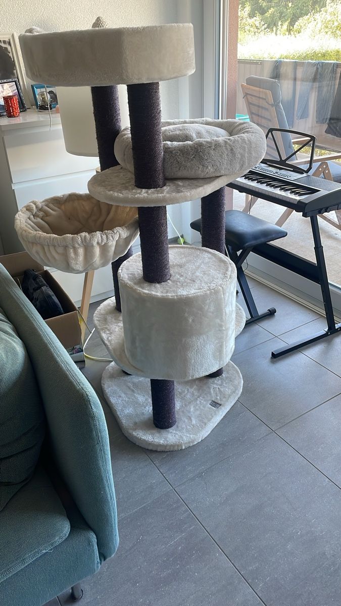 Tiragraffi: Katzenbaum beige  – Usato da Pfungen venduto da PeaseS 3