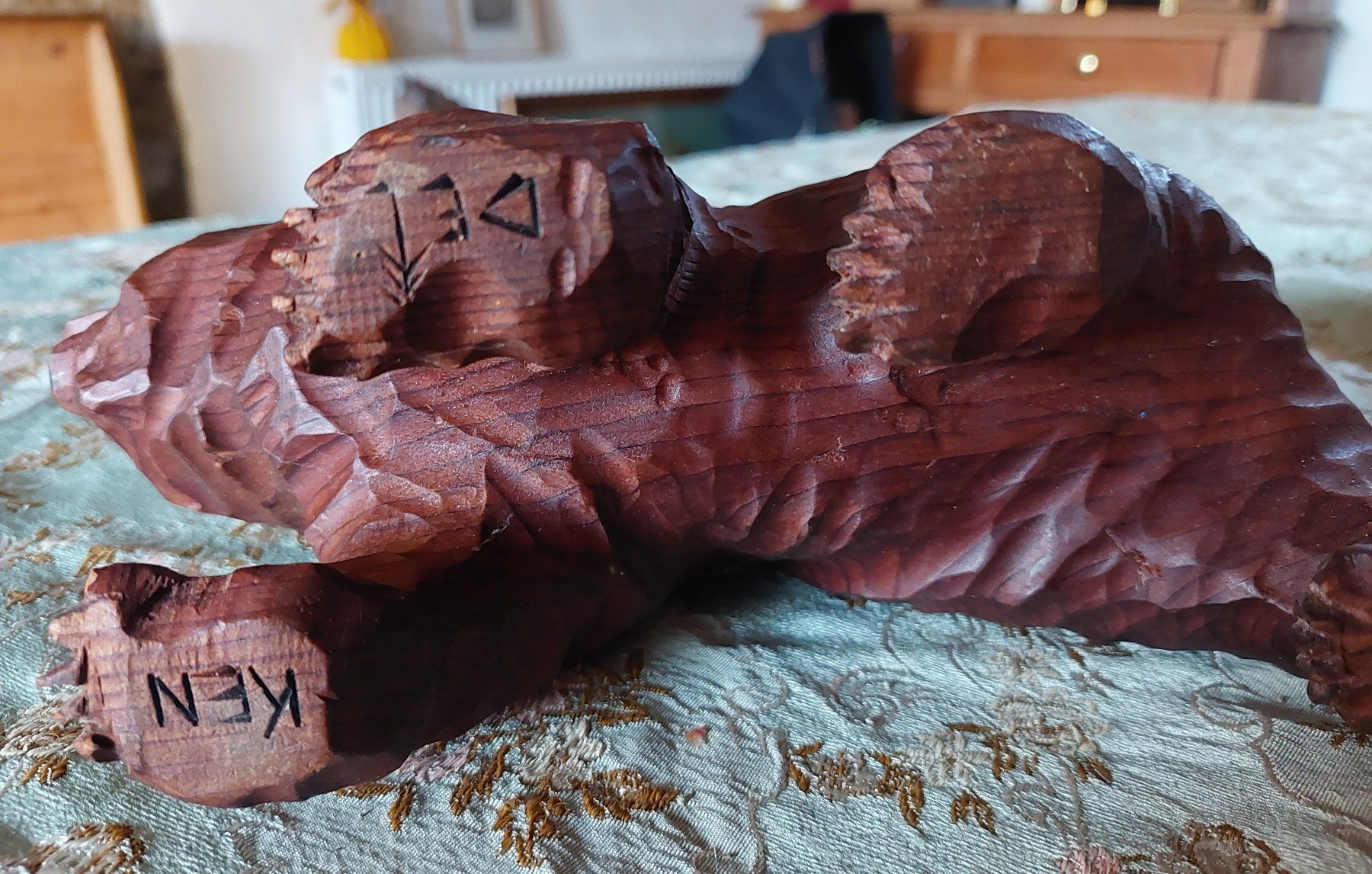 Sculture & Statue: Holz-Bär Skulptur, Handgeschnitzt, Deko-Objekt – Usato da Siblingen venduto da rantiques 2