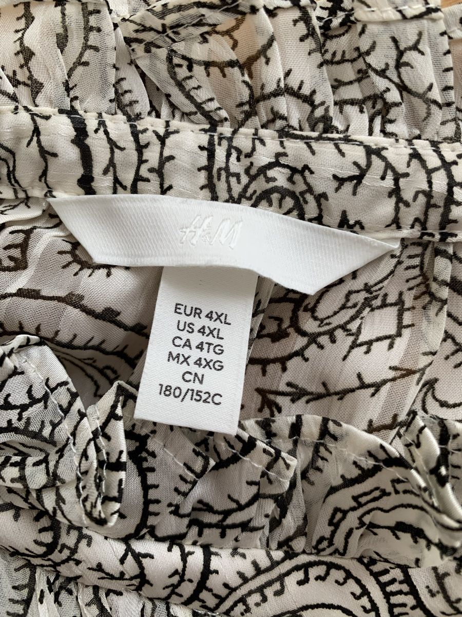 H&M Camicette: H&M Chiffonbluse Paisley Muster Gr. 4XL – Usato da Ellikon an der Thur venduto da Bali1999 7