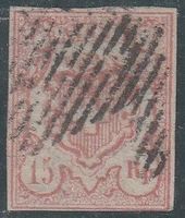 Rayon III,Zst.Nr.20 unten knapp sonst bretrandiger Schnitt