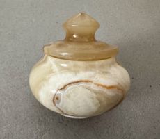 Dekorative Onyx Dose, Handarbeit aus Griechenland