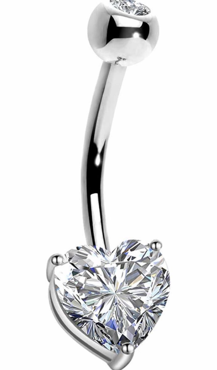 Bijoux piercing: 14K Solid Gold Heart Solitaire – Neuf avec emballage d'origine à Hemmental par MeinGold1 2