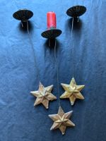 Alter Weihnachtsschmuck Pendelkerzenhalter Sterne