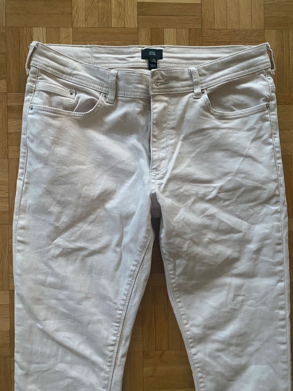 Jeans: Jeans cream River Island 34/32 – Gebraucht aus Zug von estarthyme 1