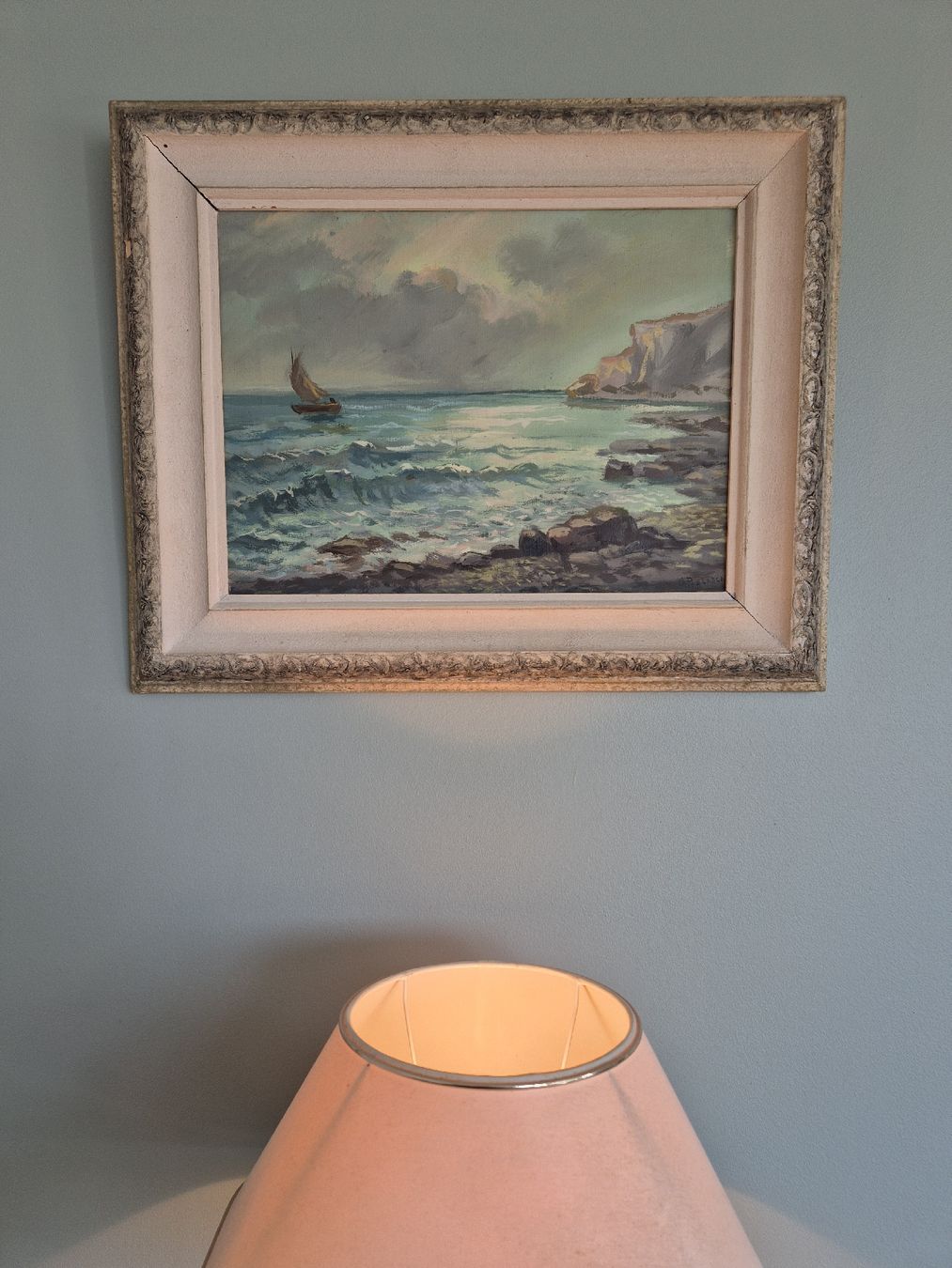Dipinti: Otto Perlasca "costa ligure" tableau marine Morcote – Usato da Tramelan venduto da La_mine_d_art 8