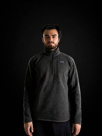 Patagonia Better Sweater 1/4-Zip Homme M  Neuf  Gris