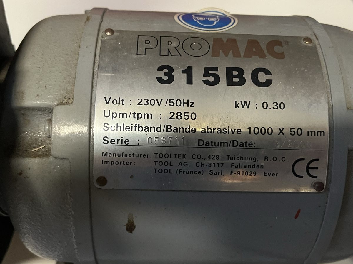 Promac Aiguiseuses & polisseuses: Bandschleifmaschine PROMAC – D'occasion à Sursee par Carisma3 1