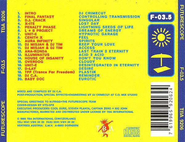 CDs: Futurescope Vol. 3.5 – Neuf (Voir description) à Hellikon par Jogi73 1