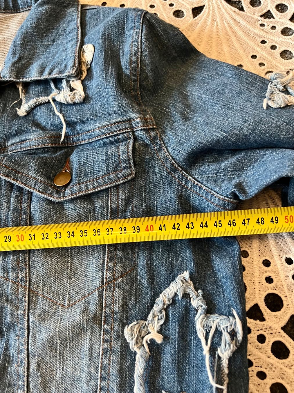 Jeans: Damen Denim Jeans Jacke Blau Gr S – Usato da Frenkendorf venduto da Style365 8