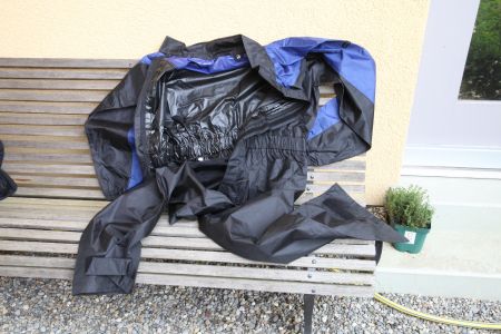 Regenkombi Motorrad mit Regenhandschuhe Gr. XL und Füsslinge