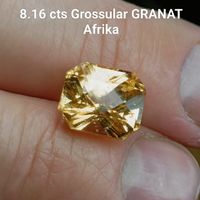 8.16 Karat Gold Gelber Grossular GRANAT GARNET Edelstein 