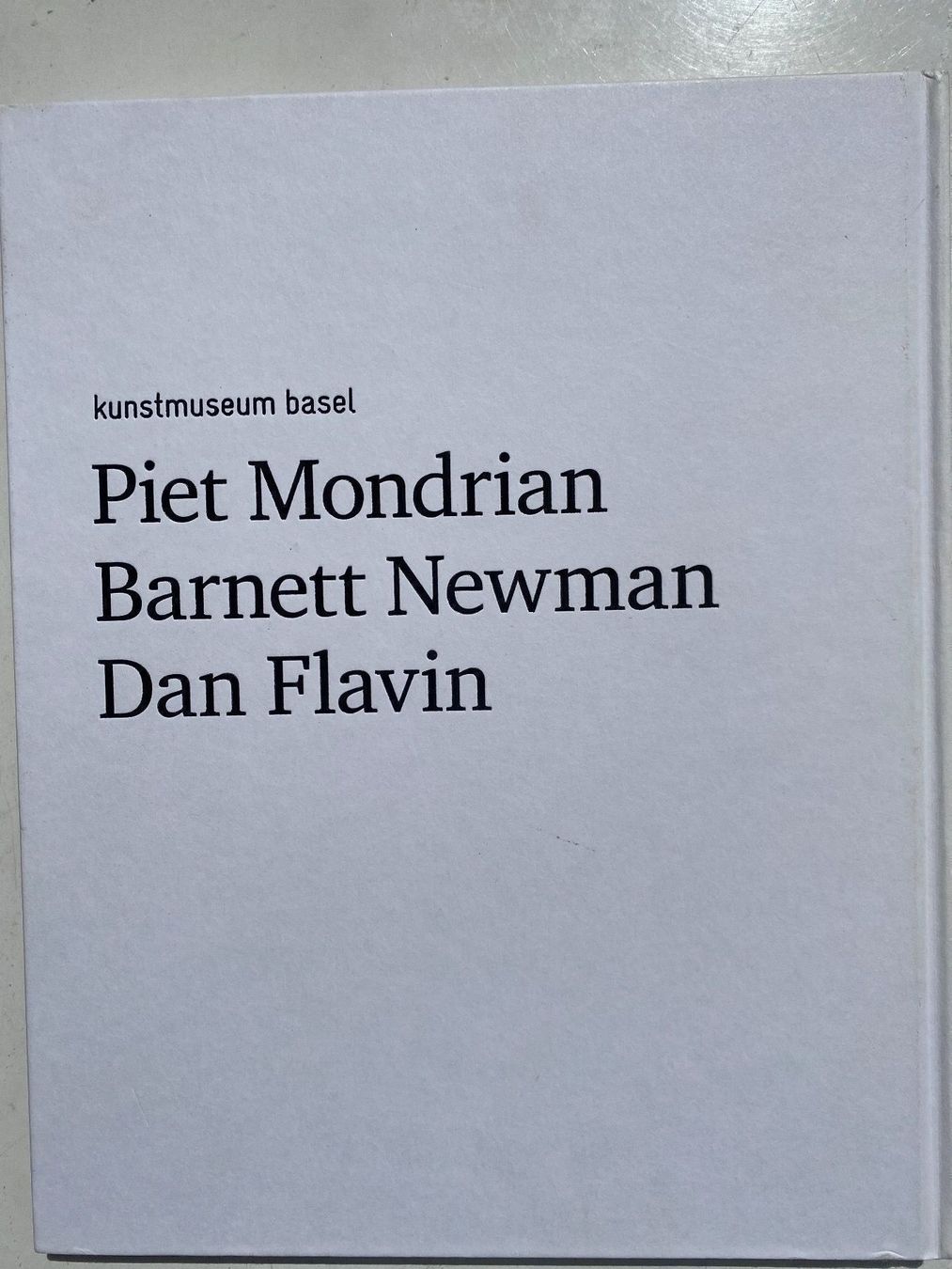 Libri: MONDRIAN.  BARNETT NEWMAN. DAN FLAVIN. judd – Usato da Zürich venduto da lesgarcons 1