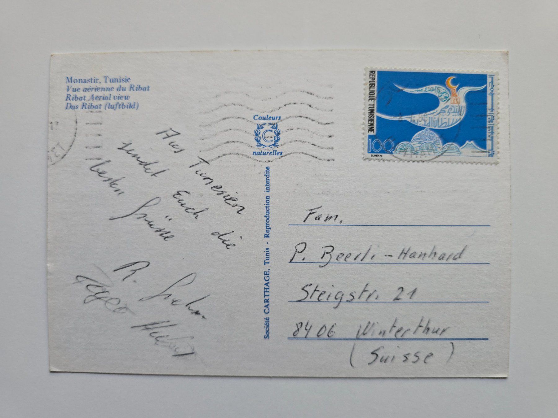 Cartoline postali: AK Monastir - Ribat – Usato da Dättlikon venduto da Wundertuete_ 1