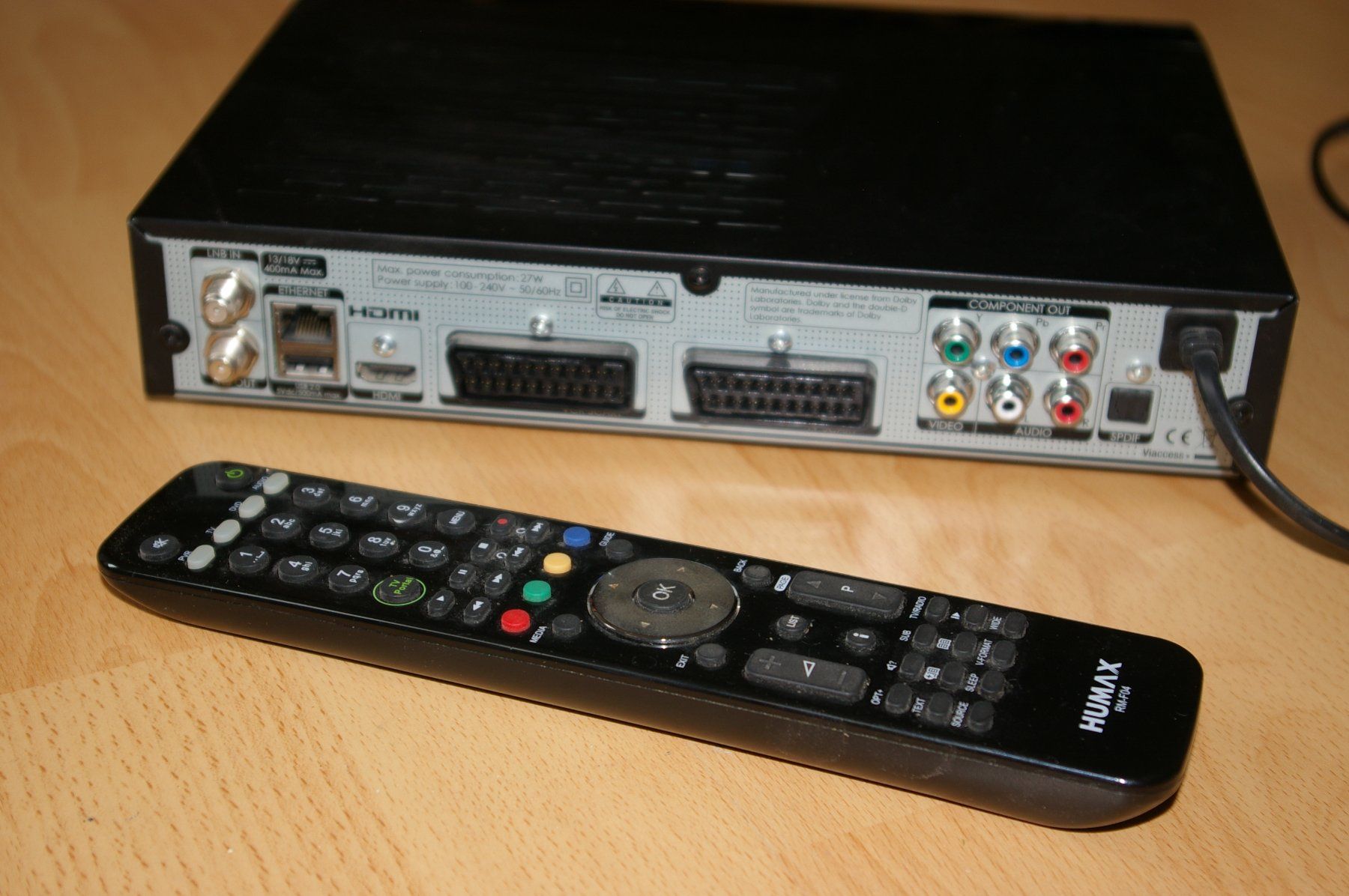 Humax Receiver: Humax Sat-Receiver VAHD-5300 – Gebraucht aus Lugnorre von  1