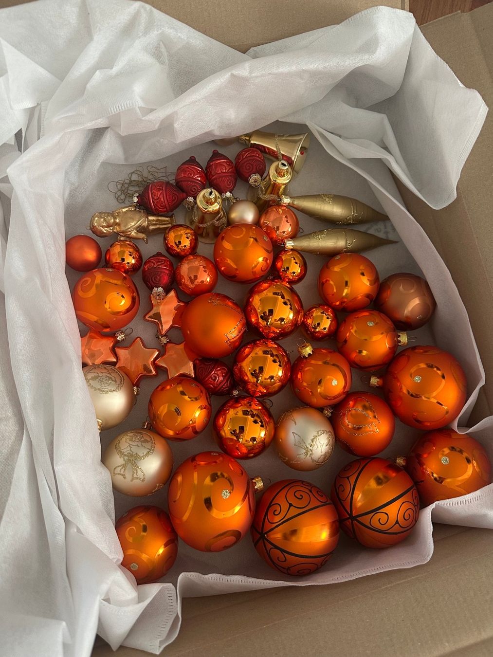 Tutte le decorazioni: Baumschmuck Weihnachtsschmuck orange gratis – Usato da Hombrechtikon venduto da Unit25
