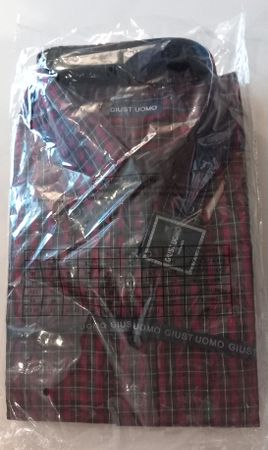 chemise  100% coton longues manches  T 42 "Giust Uomo"