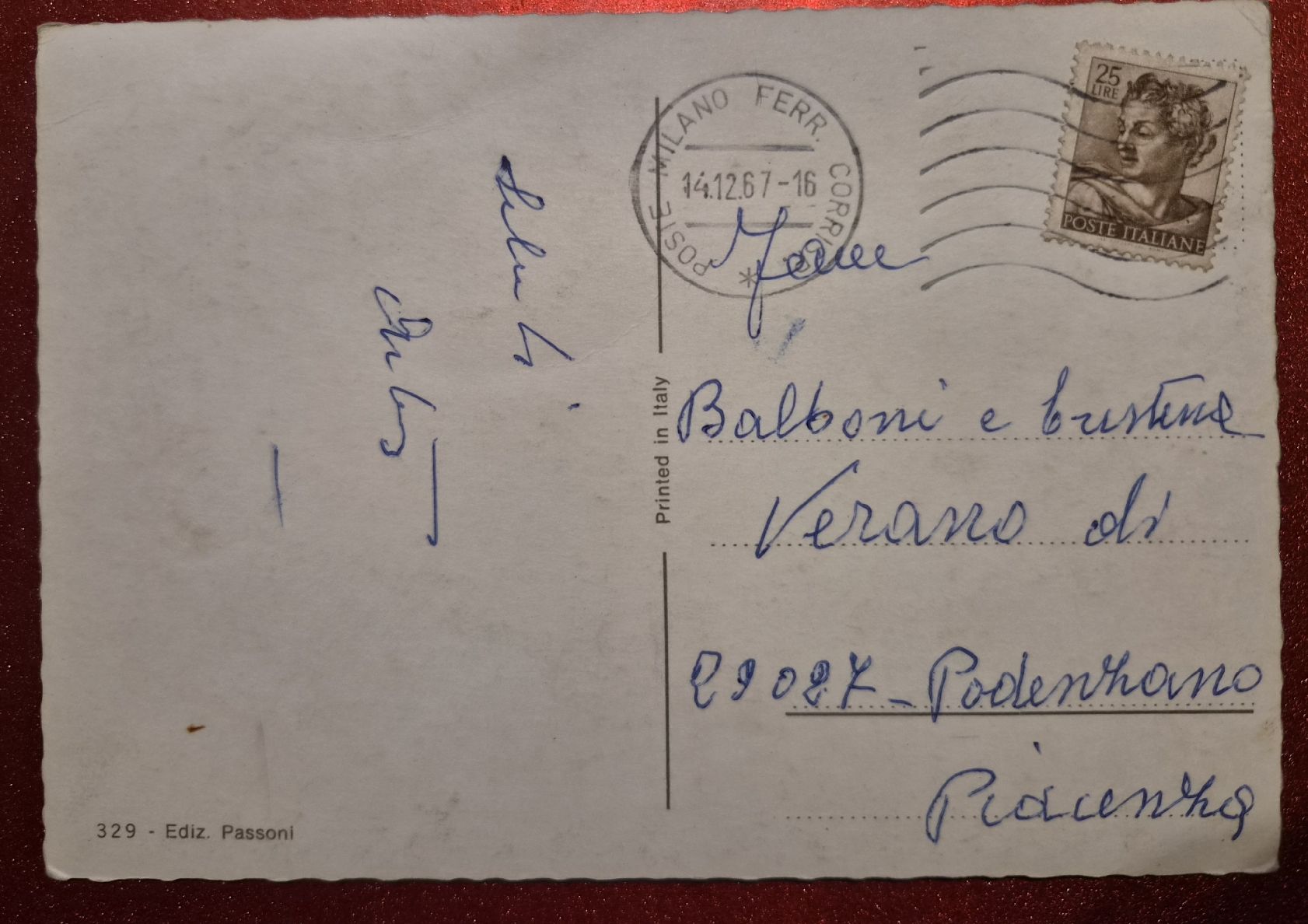 Cartes postales: Milano 1967 Italien – D'occasion à Melchnau par Arthurius 1