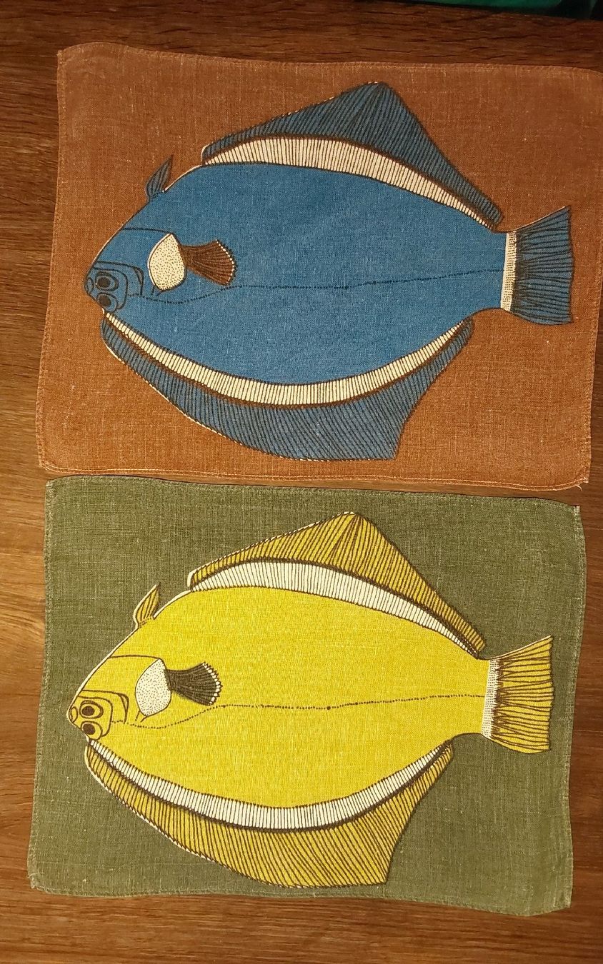 Sonstige Tischwäsche: 2 Stück Tischsets Motiv Fisch – Gebraucht aus Köniz von scopello12