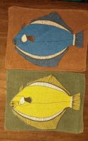 2 Stück Tischsets Motiv Fisch