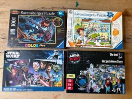 Puzzle, 4x, tiptoi, star wars, ???, drachenzähmen