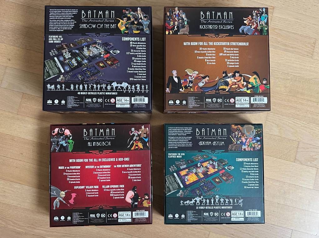 Giochi: Batman: Animated Series Adventures Kickstarter All-In Bundle – Usato da Elgg venduto da Cynthion 1