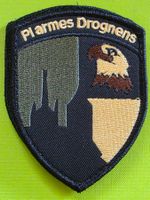 Infanterie Abzeichen Badge place d armes Drognens neu Klett