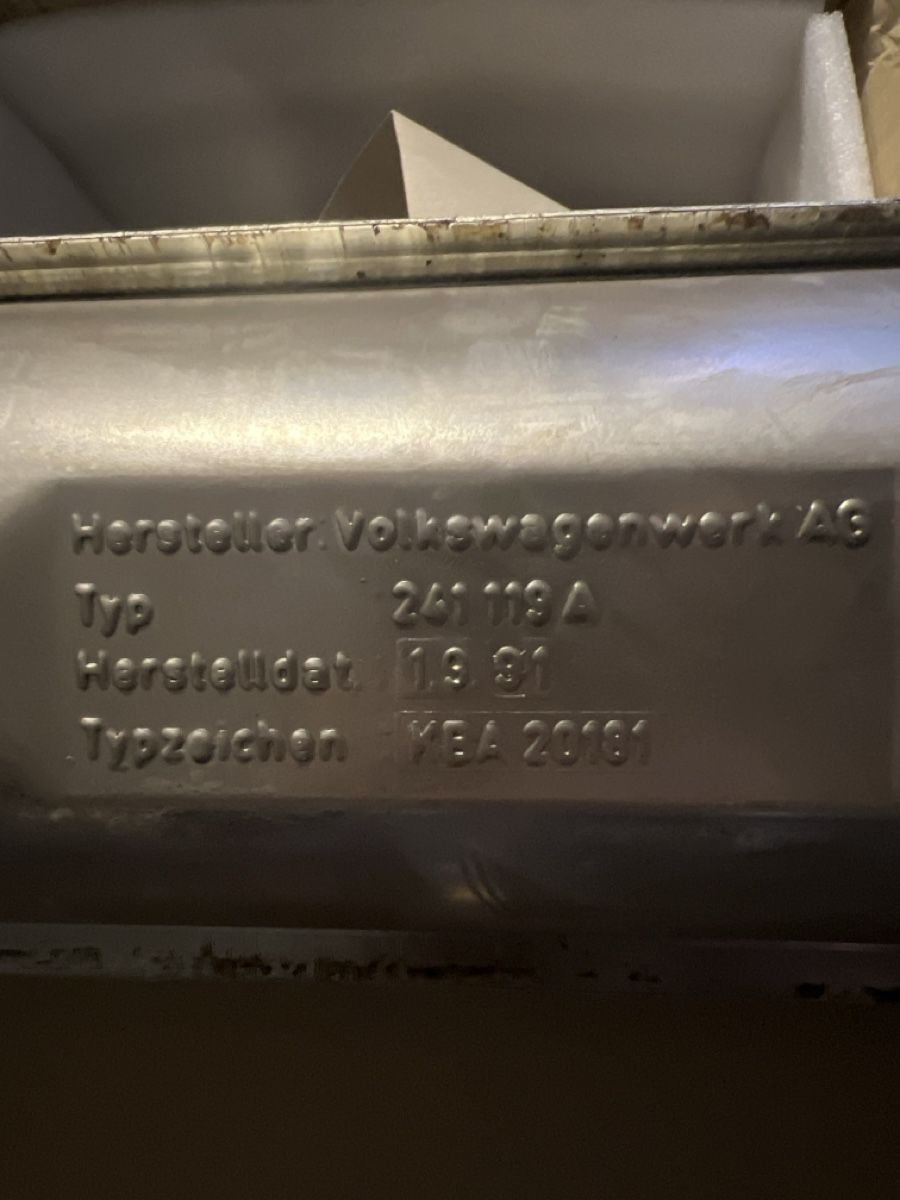 Volkswagen Sistemi di scarico: Échappement vw T2 pièce originale  025251053b – Nuovo e nell'imballaggio originale da Vérossaz venduto da con_nch8 2