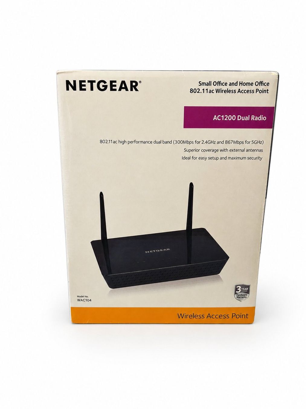 Netgear Modem & Router: NETGEAR WAC104 AC1200 Wireless Access Point – Nuovo e nell'imballaggio originale da Hendschiken venduto da Hliout