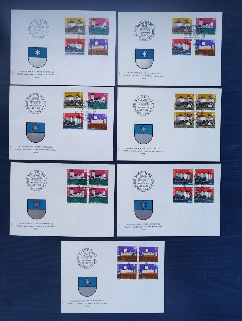 Alle Briefmarken: FDC PP 1976 – Neu (gemäss Beschreibung) aus Aadorf von Chnorli-Furz