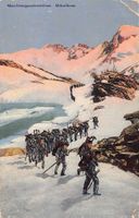 Maschinengewehrschützen im Gebirge, BATAILLON 72 Feldpost