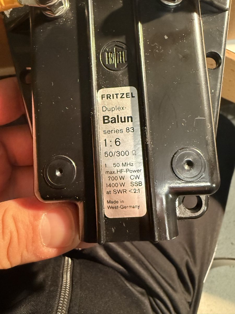 Radiocomunicazione: Fritzel Duplex-Balun der Serie 83. – Nuovo (secondo la descrizione) da Zuzwil SG venduto da Stepwolf 3