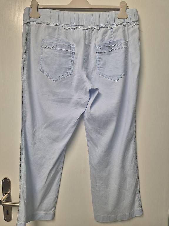 Sportalm Pantaloni: Leinenhose Sportalm hellblauGr. 42 – Usato da Anglikon venduto da wba8008 2