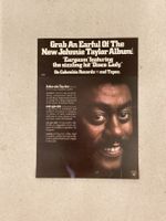 Promoplakat Johnnie Taylor (Plakat hat Falze)