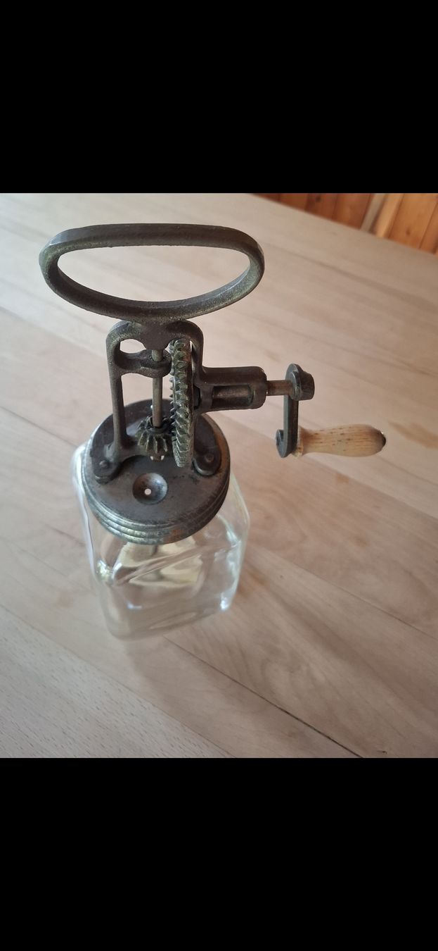 Küchengeräte: Antikes Butterglas – Gebraucht aus Ebnat-Kappel von Aibur 1