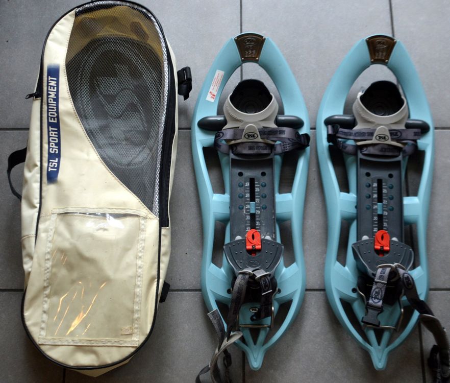 Raquettes à Neige TSL 325 Noires – Occasion En Bon état – Pour Randonnée Hivernale