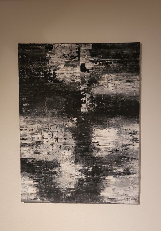 Handgemaltes Acrylgemälde '044' Auf Keilrahmen – 60x80 Cm, Abstrakte Kunst Von Künstler Dimitri IVANOV Für Zuhause & Büro